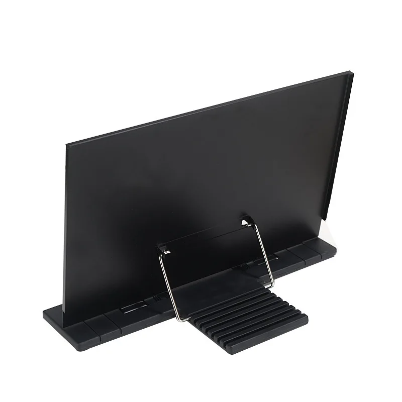 Portable Metal Reading Book Holder Adjustable Foldable Bookstand Music Score Cookbook Tablet Read Rack School Office Supplies