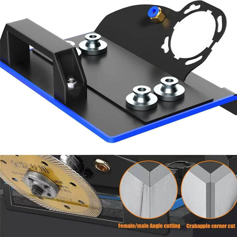 

PZHI-Angle Grinder Holder For Tile 45° Chamfer Tool Change, Grinding Fixed Holder Suitable For 100 Type Angle Grinder
