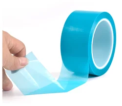 Blue PET Adhesive Tape Used For Fridge Fixed Refrigerator  Air Conditioner  Installation Transport Parts fixing tape