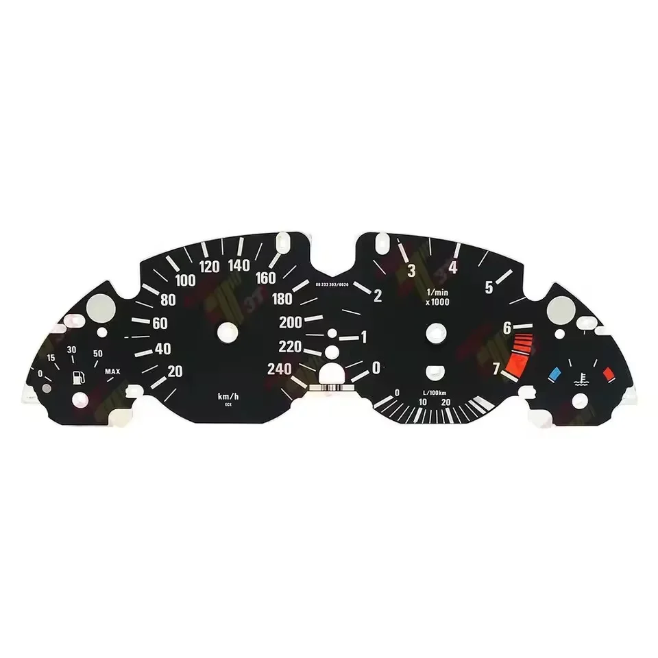 140MPH 240km/h 320KM/H Gauge Face Overlay for BMW E38 E39 E53 X5 Instrument Cluster