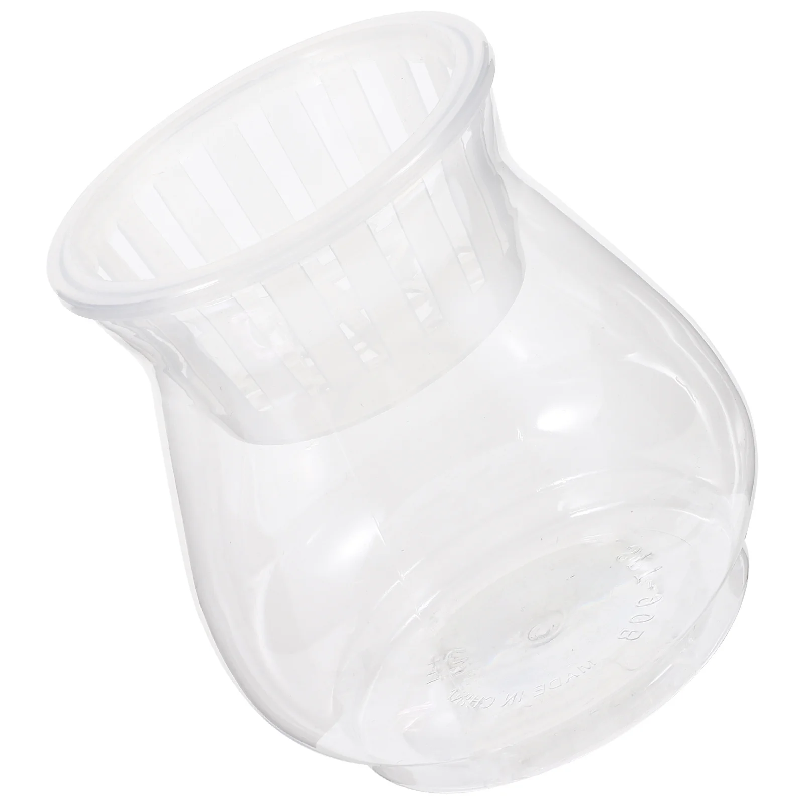 

Anti Falling Plastic Fish Tank Clear Desktop Aquarium Durable Lightweight Portable Betta Travel Bowl Home Office Decor