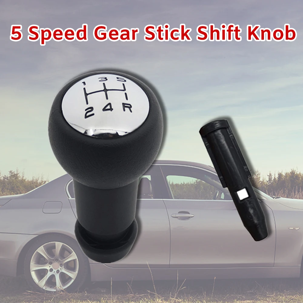 For Peugeot 407 Coupe SW 2004-2011 2403CN 5008 II 2009-2017 Car 5 Speed Gear Stick Shift Knob Lever Adapter Accessories Parts