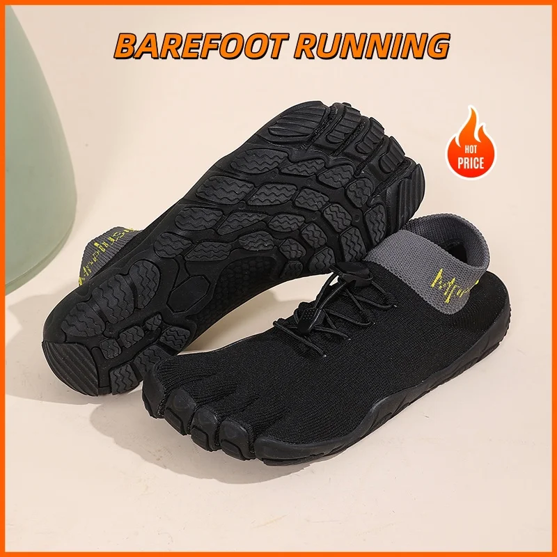 Women's Five Finger Shoes Barefoot Sneakers Minimalist Gym Fitness Yoga Training Shoes Wide Toe Box Non-slip Indoor Mary Jane Fl