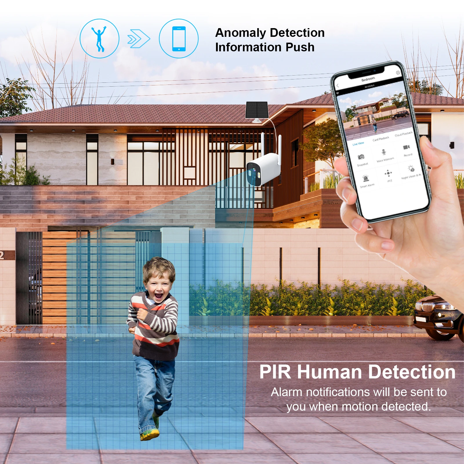 2025 New WIFI NVR Security CCTV Camera System Video System Auto Tracking Wireless Outdoor Camera Kit