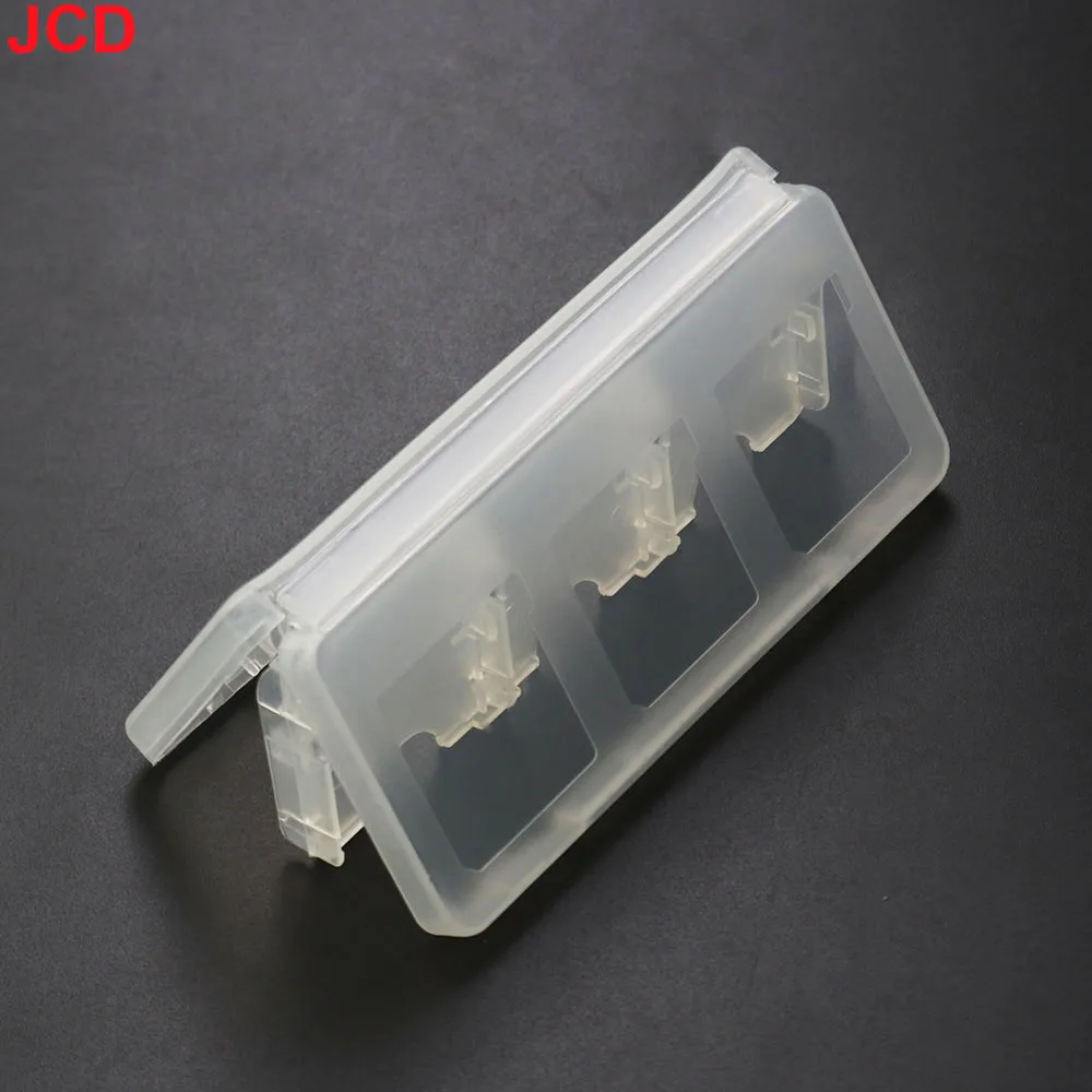 JCD  6 In1 Black/White Game Card Case Box For DS Lite NDSL NDSi XL LL For 3DS NEW 3DS LL XL Portable Cartridge Box view 4