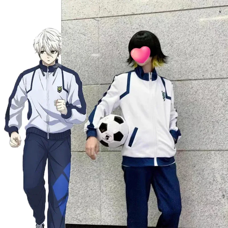 

BLUELOCK Cosplay Costume Seishiro Nagi Isagi Yoichi Cosplay Sportswear Tracksuit School Uniform Suit Halloween Costumes XS-XXXL