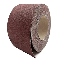 1Pc Sandpaper Roll 3 Inch Width Emery Cloth Aluminum Oxide Abrasive Paper Roll Continuous Sandpaper for Metal Tiling Woodworking