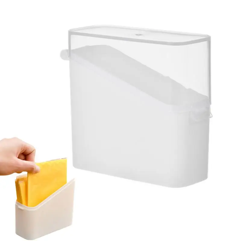 Cheese slice storage box Refrigerator side door cheese slice storage crisper butter special packaging and organizing artifact