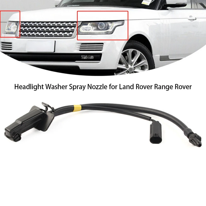 1 Piece Bumper Headlight Washer Spray Nozzle Car Headlight Accessories For Land Rover Range Rover LR083282