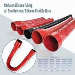 Steel wire silicone hose Flexible radiator tube Reducer Tubing high temperature and high pressure  Intercooler Tube Pipe water