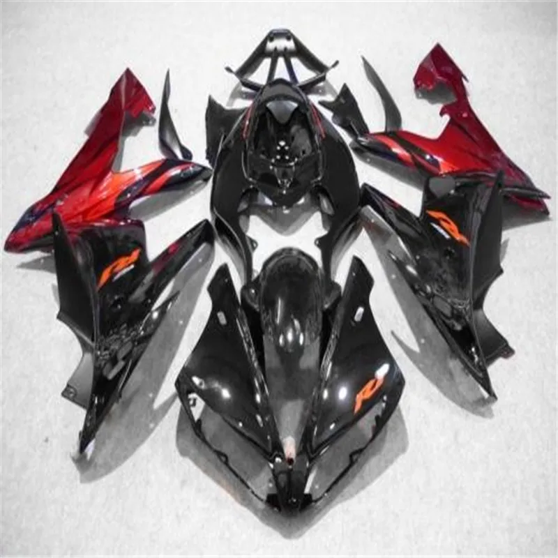 Custom Fairing kit for YAMAHA YZFR1 04 05 06 red black YZF R1 2004 2005 2006 YZF1 Injection mold Fairings Set red black