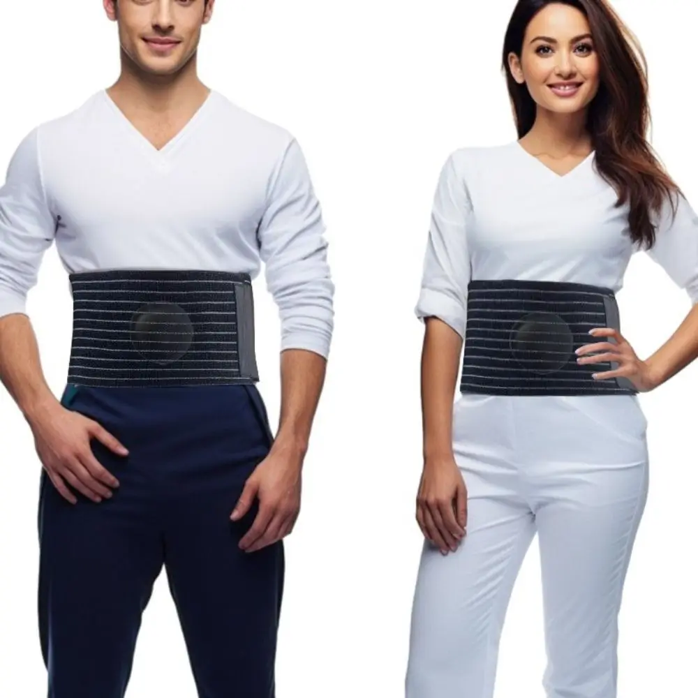

Adjustable Umbilical Hernia Belt Breathable Slim Design Hernia Support Pad Durable Comfortable Waist Support Belt
