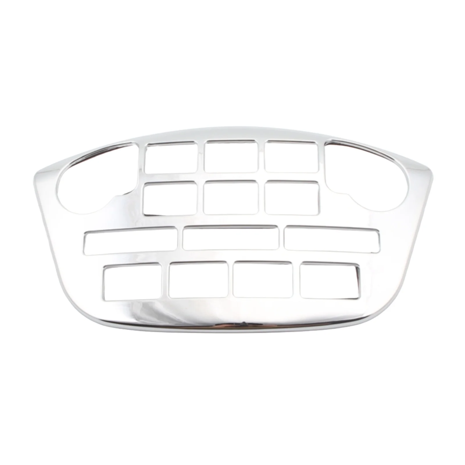 Para Honda Goldwing GL1800 2001-2010 marco Protector cromado accesorios de cubierta decorativa Panel de acento de Radio CD de motocicleta