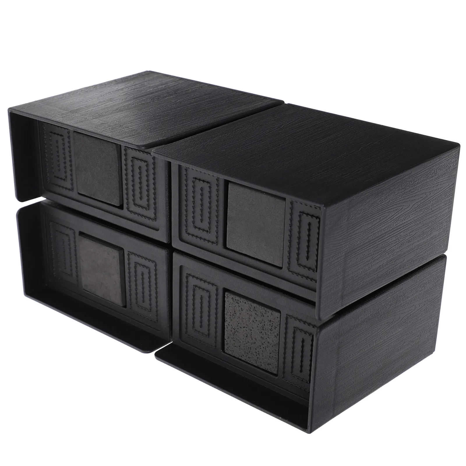 4Pcs Furniture Risers Heavy Duty Cushioning Bed Couch Table Washing Machine Lifters Anti Slip Stable Base for Home Appliances