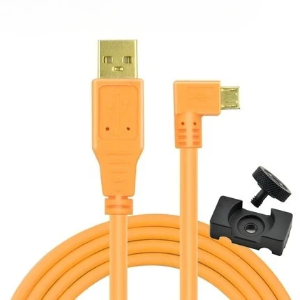 

Оранжевый Кабель USB 2,0 к Micro USB 5Pin, высококачественный кабель камеры A7S2 A7S A7R a7M, фотокабель на линии 3 м/5 м/8 м