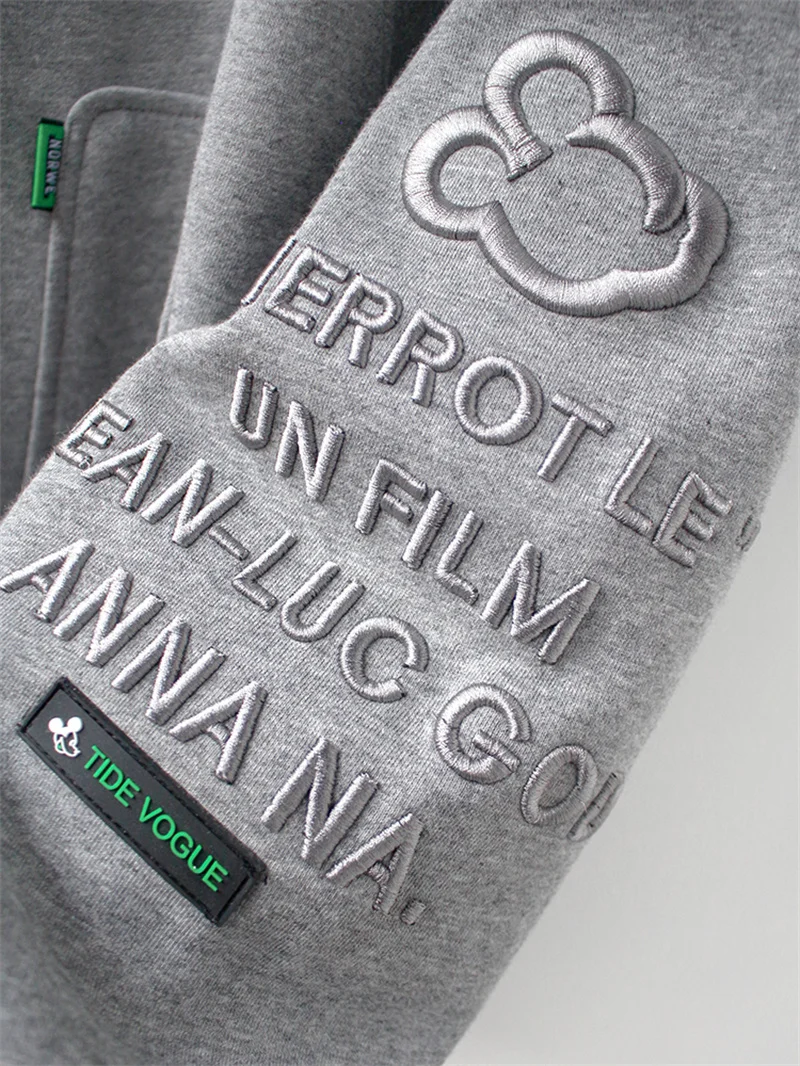 

Plus Size plus Size 300 Pou Autumn New Hooded Open Cardigan Sweatirt Women Loose Mid-Length Thiened Top Coat Korean Sle Long ...