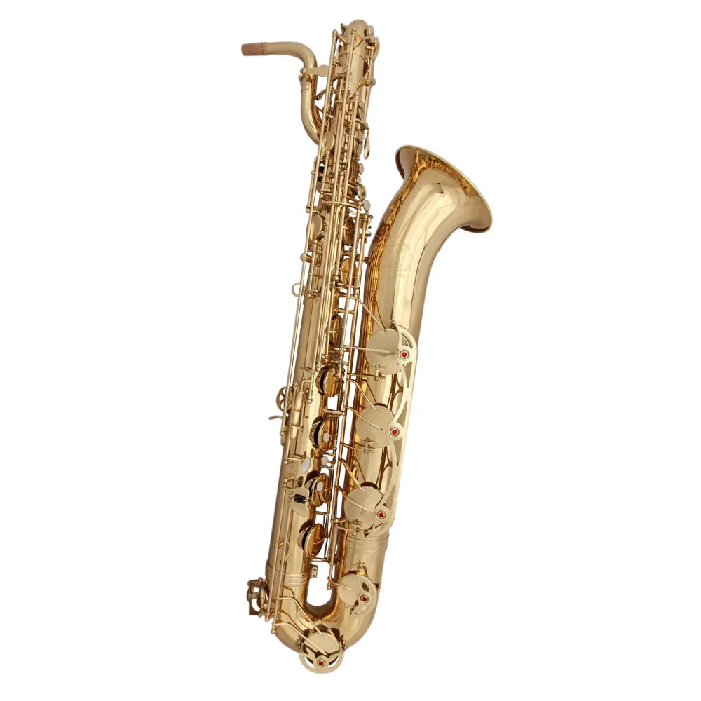 Good Quality Baritone Saxophone for Sale gold lacquer