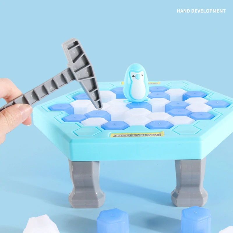 Ice Breaking Game Toys Save Penguin Trap Break Ice Interactive Board Game Family Party Puzzle Table Knock Block Kids Funny Toys