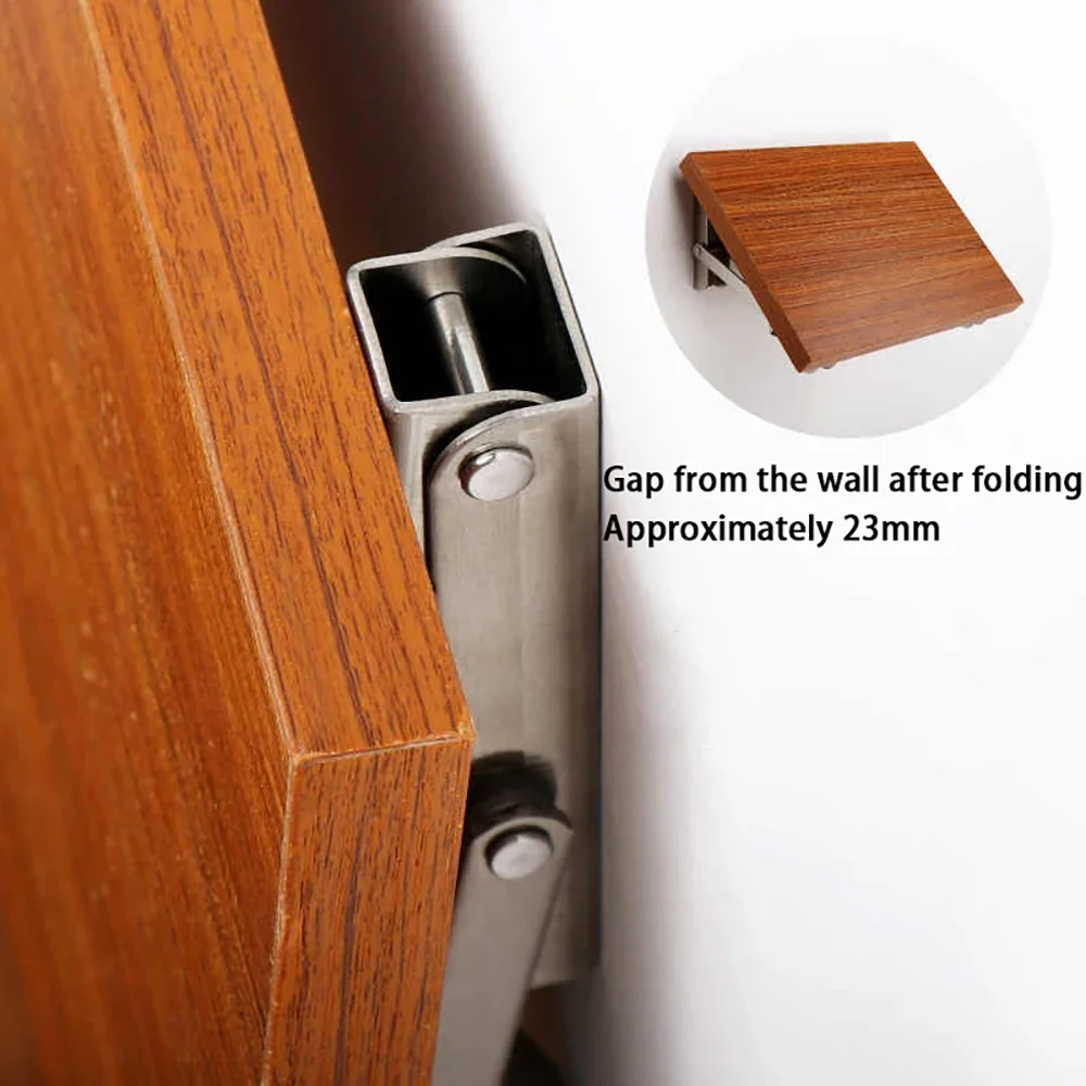 2 個 8/10/12/14/16/18/20 201/304 ステンレス鋼三脚ブラケット L 字型厚みのあるアングルブラケット折りたたみ式直角ブラケット