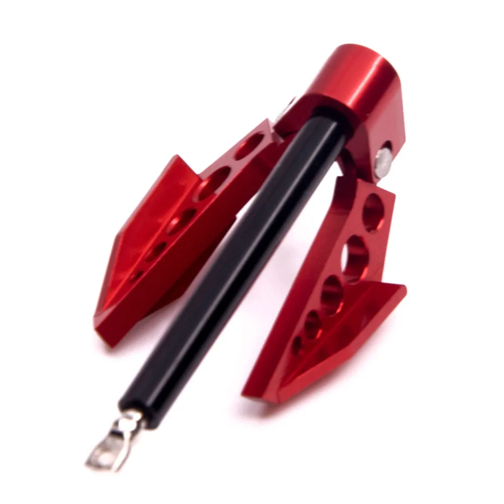 金属シミュレーション折りたたみ式ウインチグランドアンカー装飾ツール軸方向 SCX10 1/10 RC クローラー車のアップグレード部品