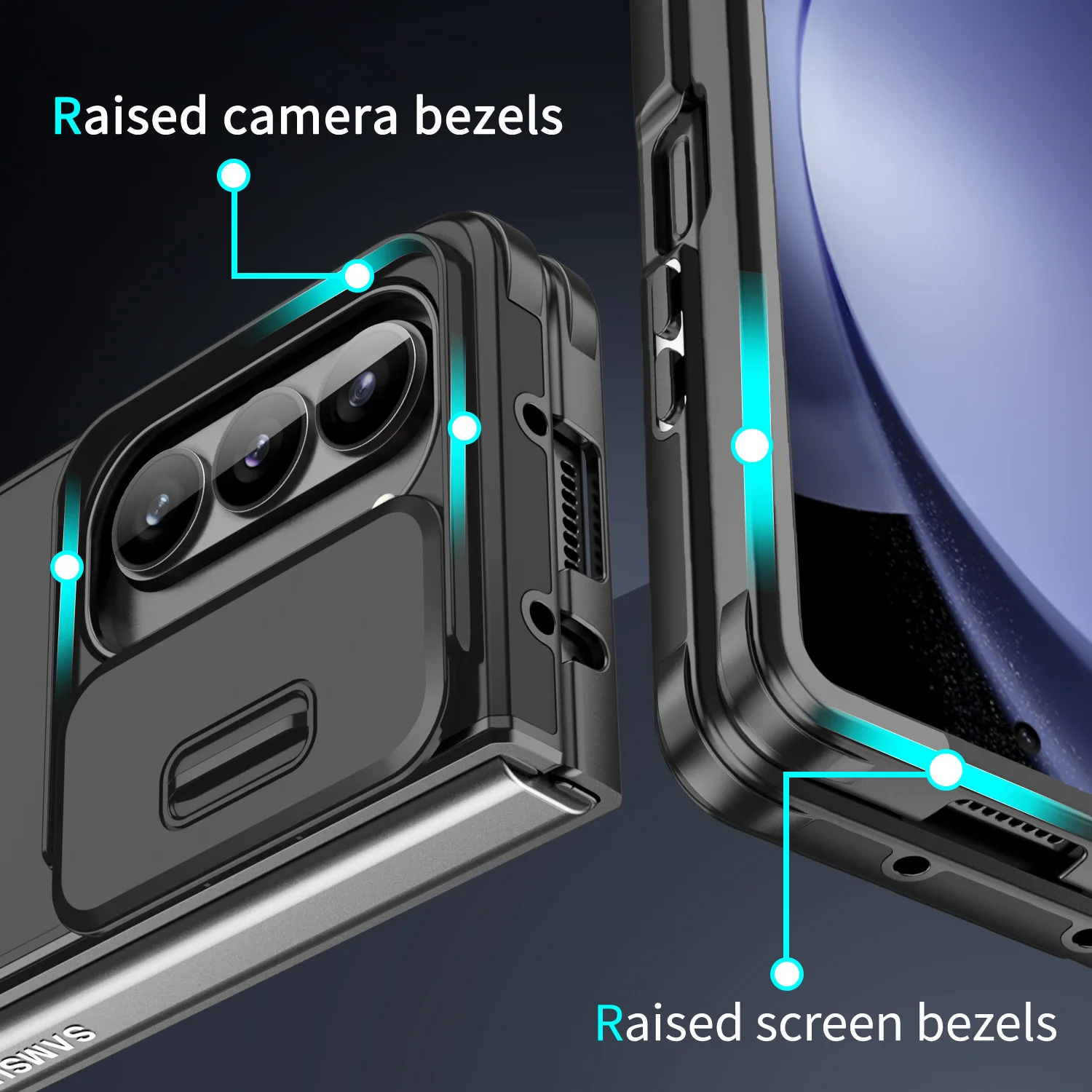 الشريحة حماية الكاميرا درع المغناطيسي ل Magsafe جراب هاتف لسامسونج Z أضعاف 7 6 غطاء ل غالاكسي Z أضعاف 7 ZFold 7 6 5 4 5G