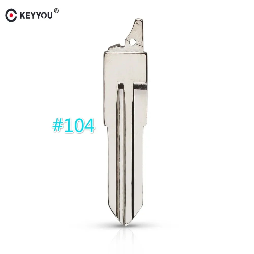 KEYYOU Original Replacement Flip Remote Key Blank Car key blade For Great Wall H3 H5 (#104)