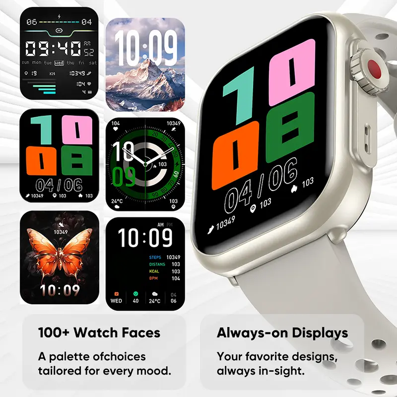 2026 New 1000 mAh Smart Watch Men Women 1.85“HD AMOLED GPS track Full Touch Screen IP68 Waterproof Bluetooth Call SmartWatch Man - 6