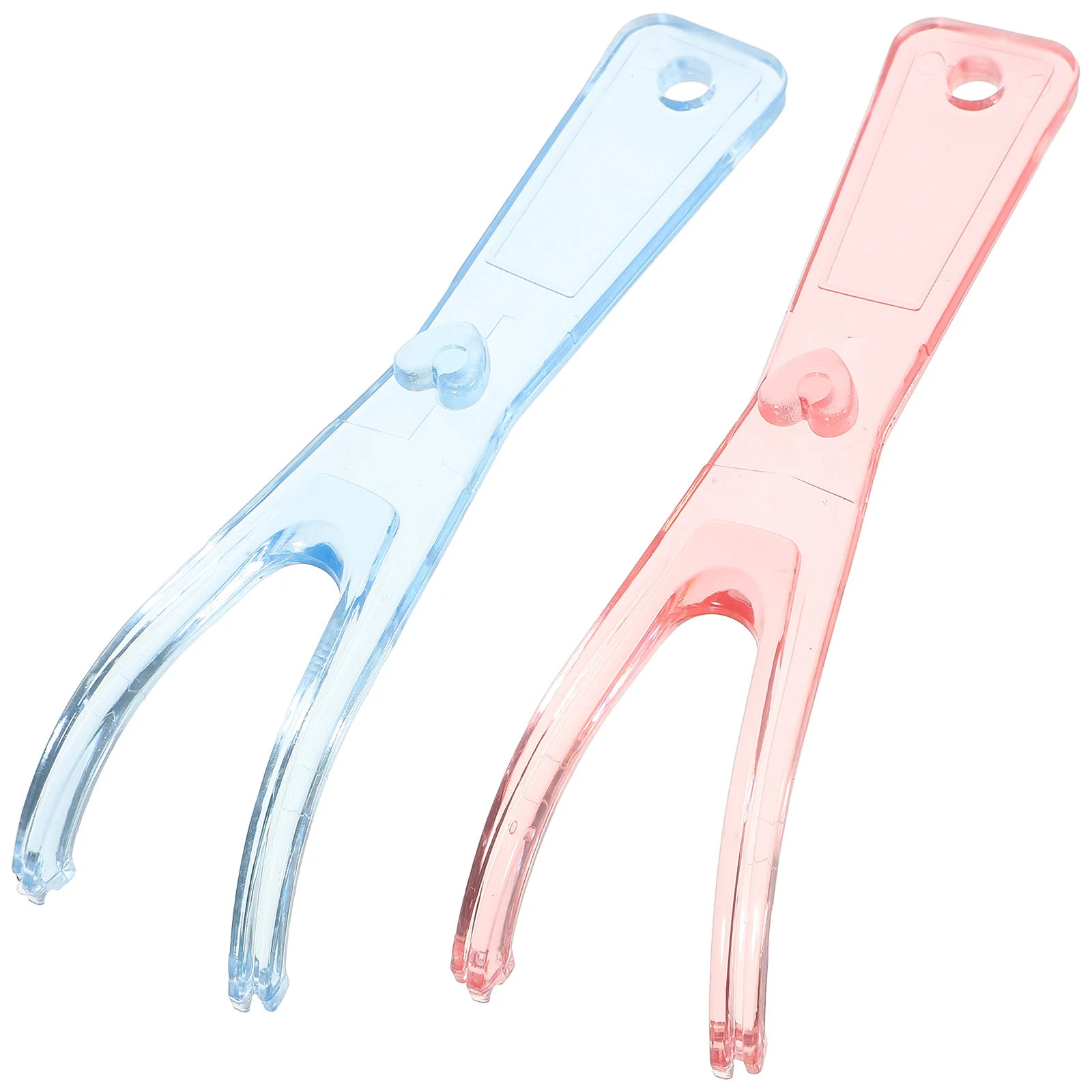 2 Pcs Flossers Refillable Holder Rack Orthodontics Pick Handle Toddler