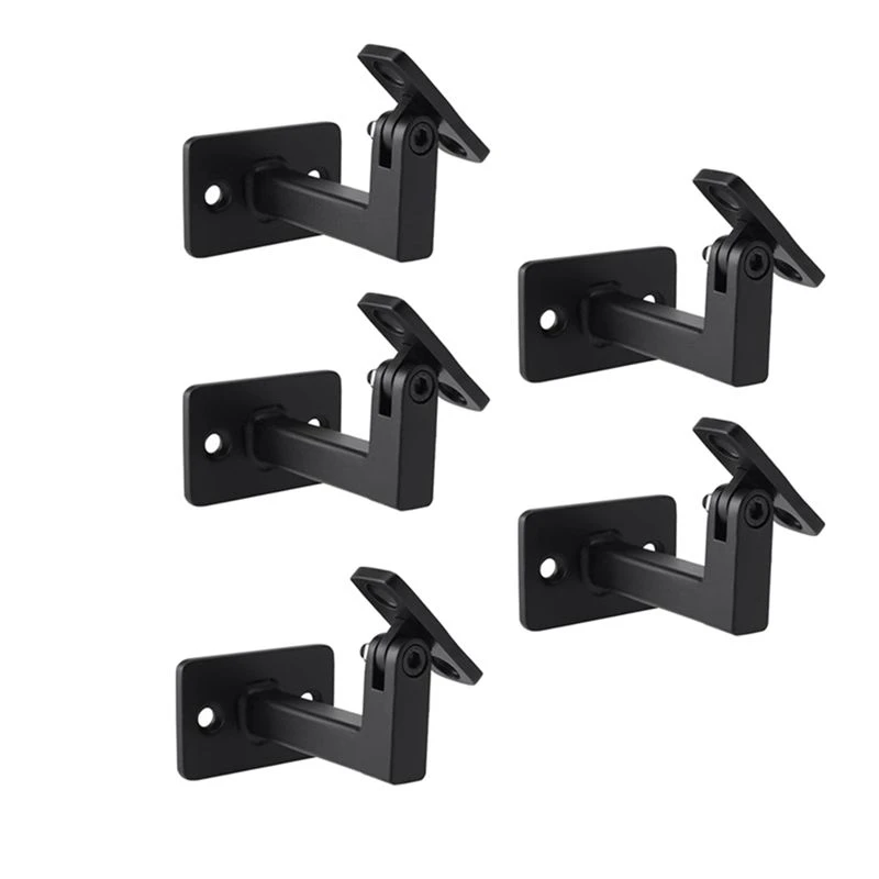 NEWX13A Staircase Compatible 5 Pcs Adjustable Swivel Handrail Brackets ...