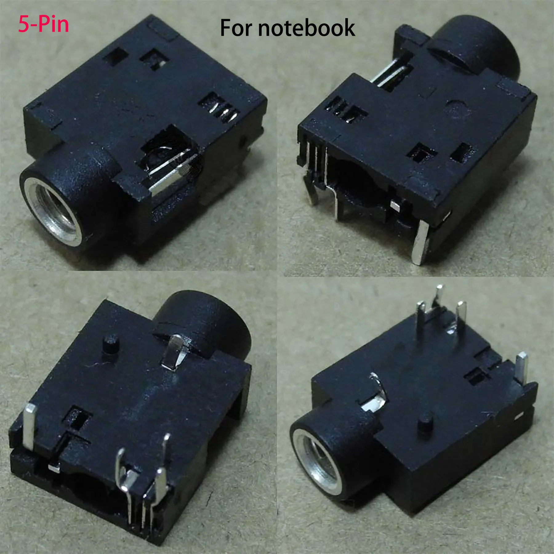 

1PC For New Notebook Commonly Used Headphone Audio Interface Audio Hole Black 5-pin Aperture AJ033 5Pin Audio Jack Connector