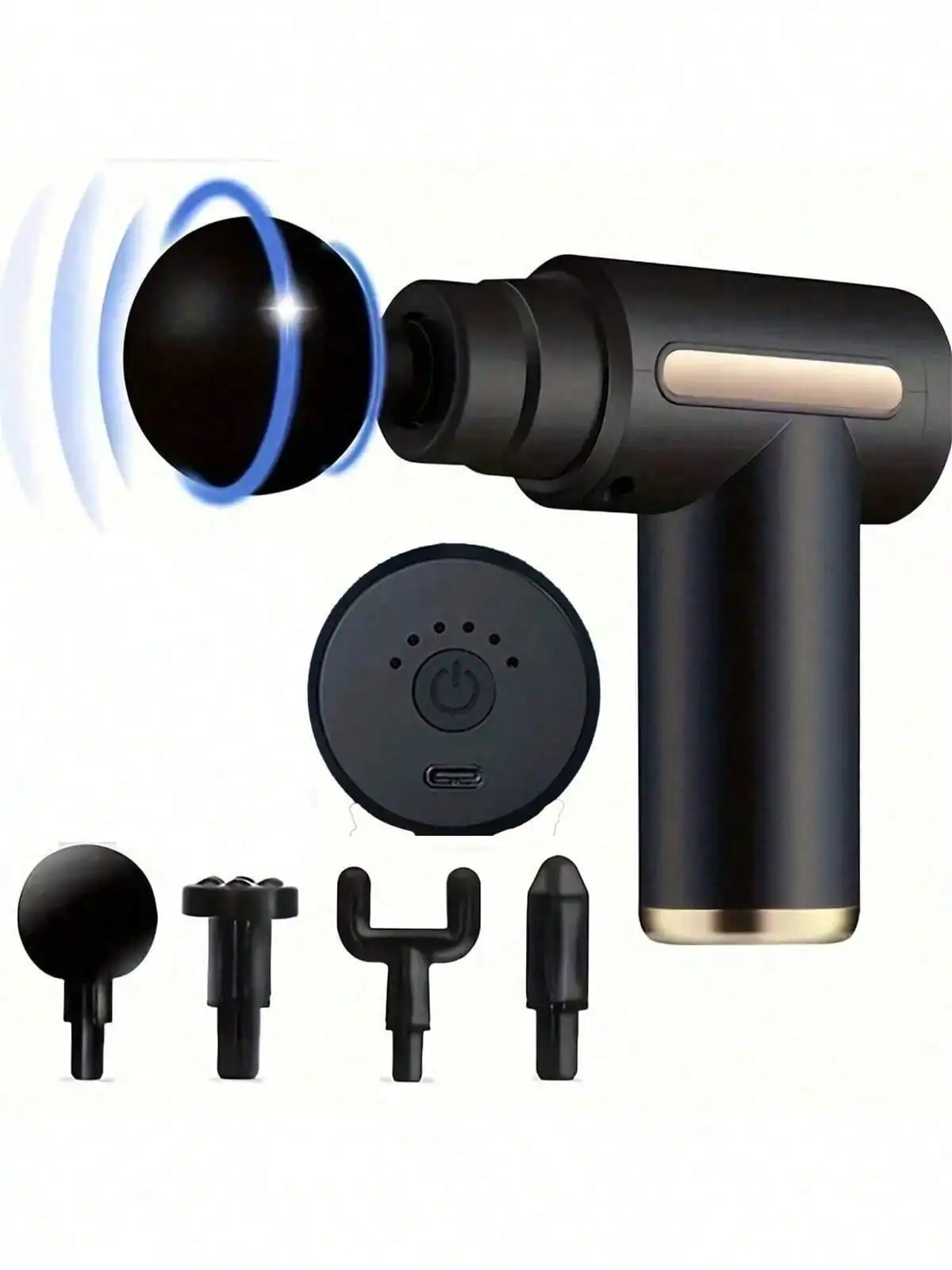 

2026 High-Power Muscle Relaxer - Rechargeable Deep Tissue Massage Gun with 4 Heads/7 Heads for Full Body Relief,Rechargeabl