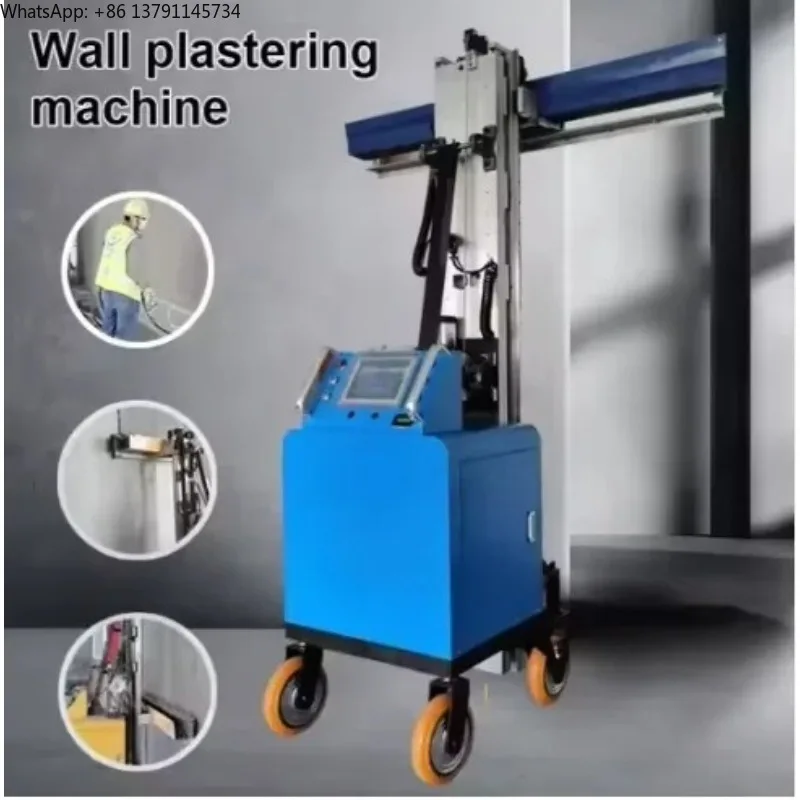Customized Concrete Plaster Indoor and Outdoor Decoration Wall Smoothing Finishing Render Mortar Spray Machine for Wall