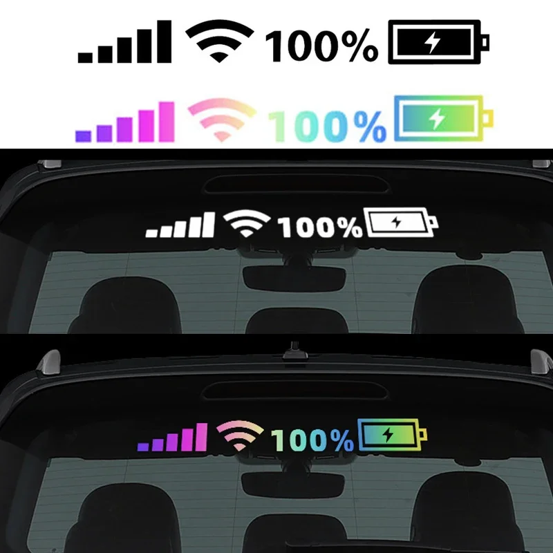 Car Windshield Stickers 5G Mobile Phone WIFI Signal Vinyl Decals Car Motorcycle Reflective Stickers Auto Decals Car Accessories