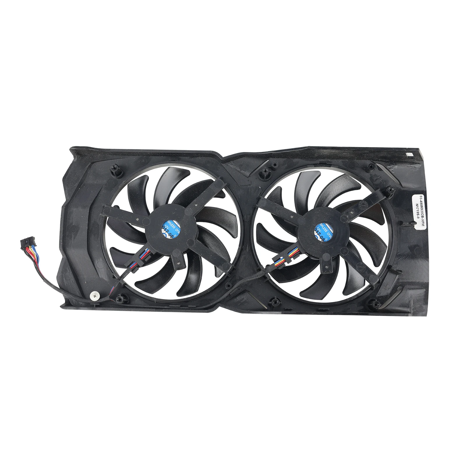 Disipador de calor para XFX RX 580 2048SP 470D 570 8GB GPU, tarjeta de vídeo gráfica, ventilador de radiador con funda, 85mm, CF9010H12S