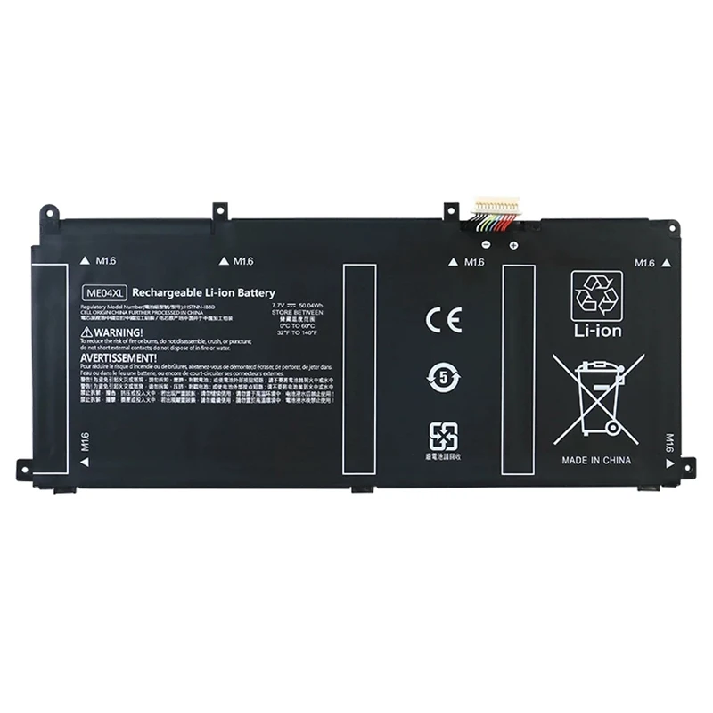 Laptop Battery ME04XL MEO4XL For Elite X2 1013 G3 Series Notebook HSTNN-IB8D 937519-1C1 937434-855 937519-17 7.7V/50.04W/6500mAh