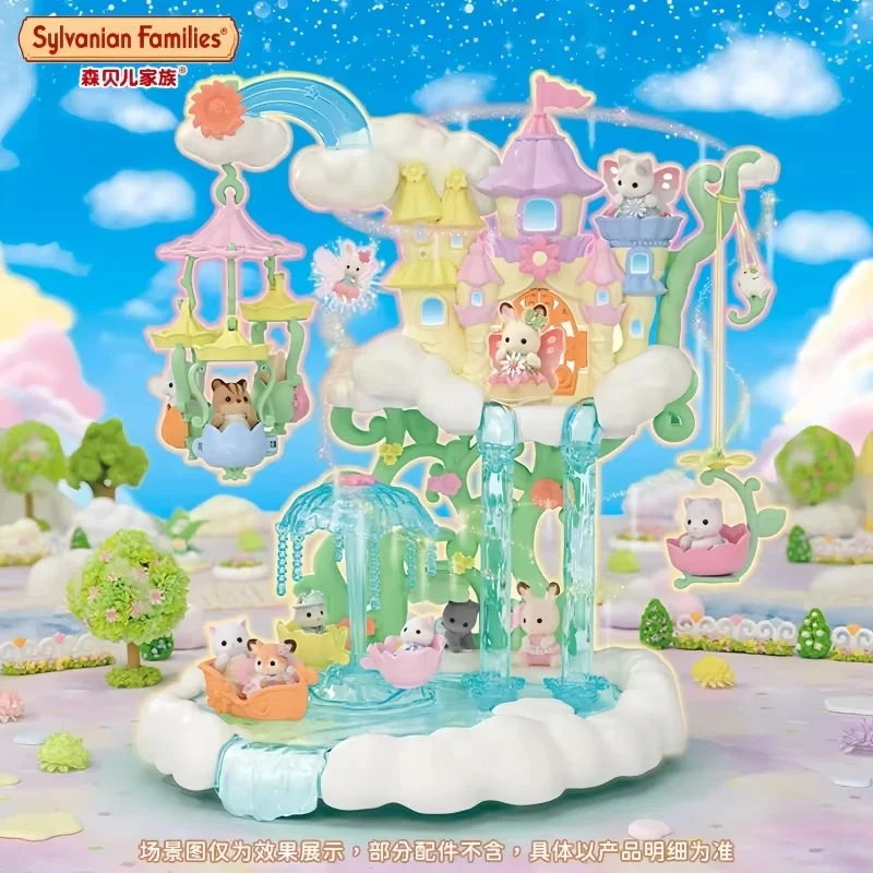 Originele Nieuwe Sylvanian Families Genting Elf City Day Dream Paradise Set Bloem Fantasy Ruimteschepen Decora Kinderen Verjaardagscadeautjes