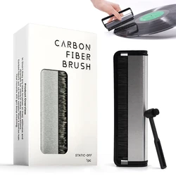 Vinyl Record Cleaning Brush Anti-Static Carbon Fiber Record Brush+ Stylus Brush LP Vinyl Turntable Phonograph Player Accessories