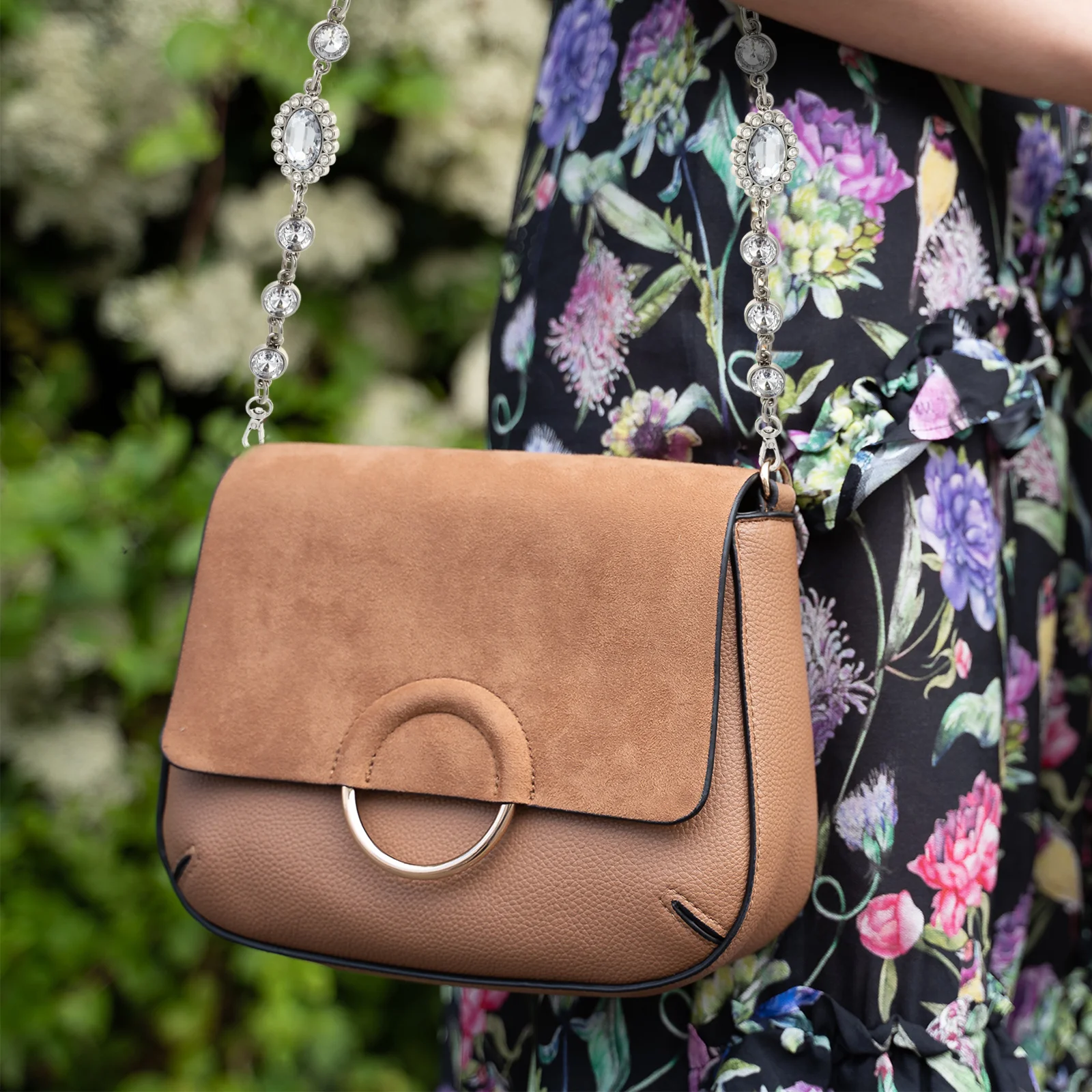 

Shiny Bag Chain for Lamb Purse Women Handbag Strap Replacement DIY Clutches Handle Bag Extender Pendant Decor