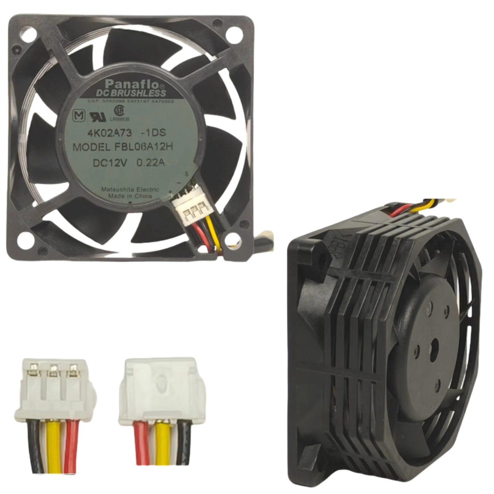

Бесщеточный вентилятор постоянного тока Panaflo FBL06A12H 60x60x25 мм — двойной шарикоподшипник, управление ШИМ, кулер корпуса мини-ПК/SFF 12 В 0,22 А ​