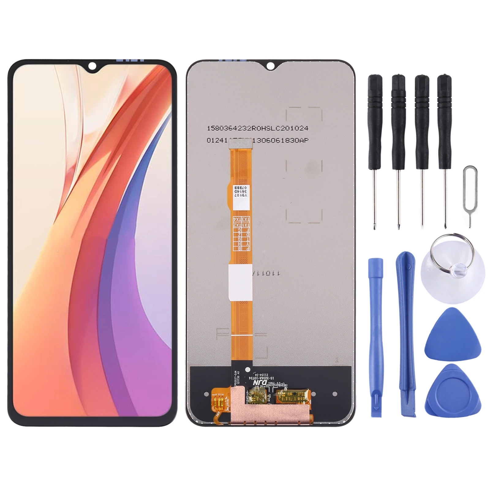 LCD Screen and Digitizer Full Assembly for Vivo iQOO Z3 5G V2073A