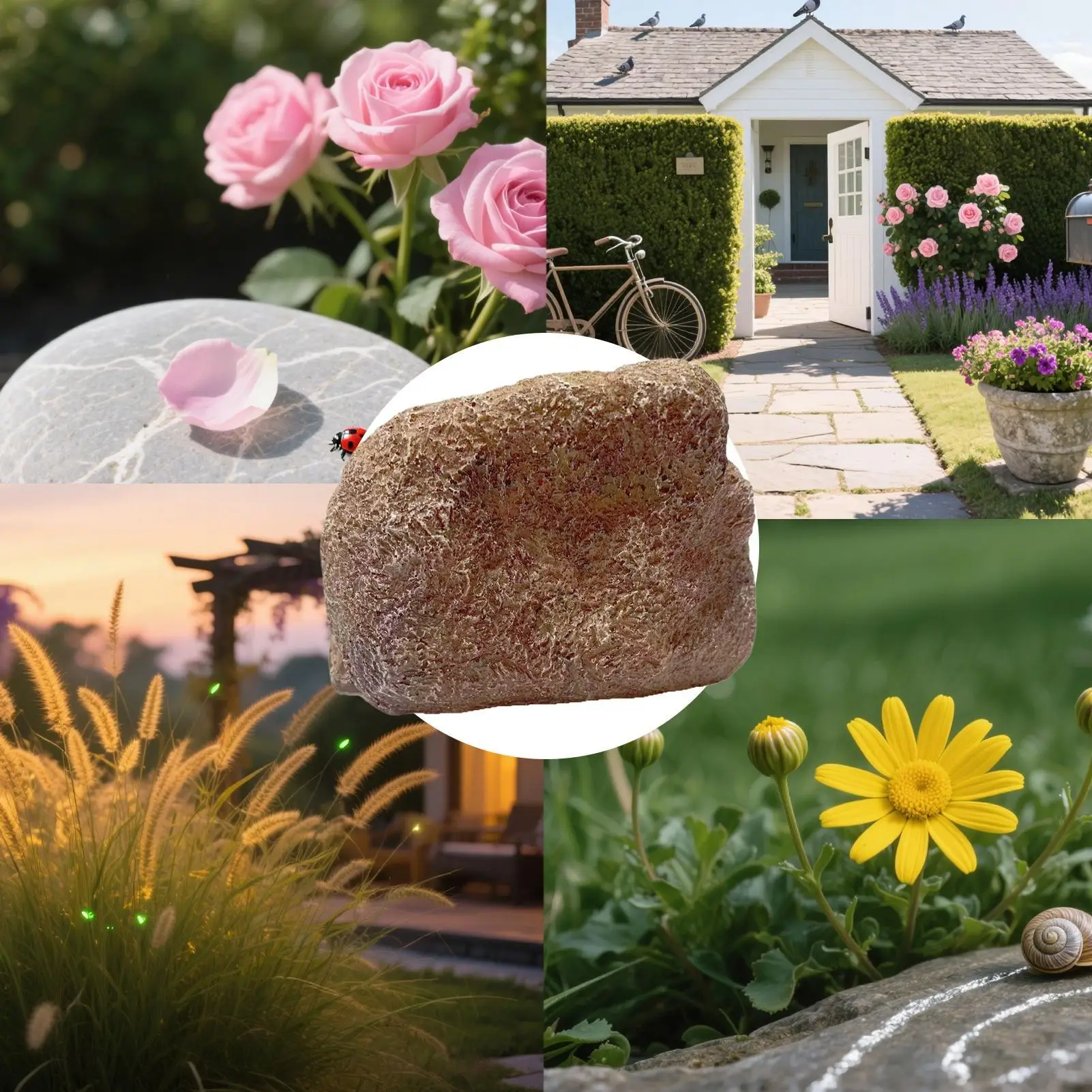 Fake Rock Key Holder Spare Key Outdoor Waterproof Fake Locks Stone Storage Box Case For Paths Yard Vacation Garage Homestay