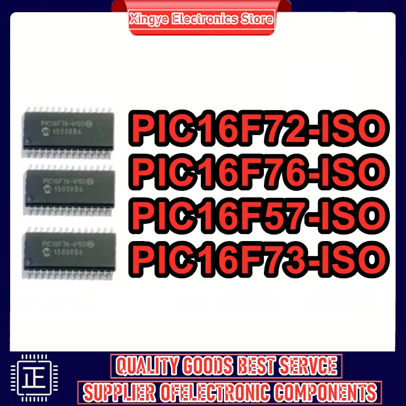 

5PCS PIC16F57-I/SO PIC16F72-I/SO PIC16F73-I/SO PIC16F76-I/SO PIC16F57 PIC16F72 PIC16F73 PIC16F76 PIC16F PIC16 PIC IC Chip SOP-28