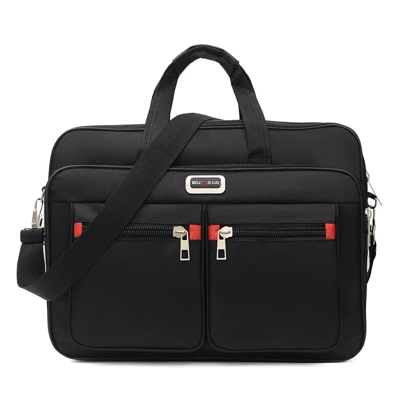 Business Men's Oxford Cloth Briefcase Korean Edition Business Travel High Quality Horizontal Computer One Shoulder Crossbody Bag