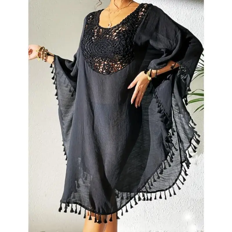 

Пляжная одежда с защитой от солнца, полый вязаный круглый топ, женская модная внутренняя одежда Coolmax Fiber Icf3845, новое поступление лета