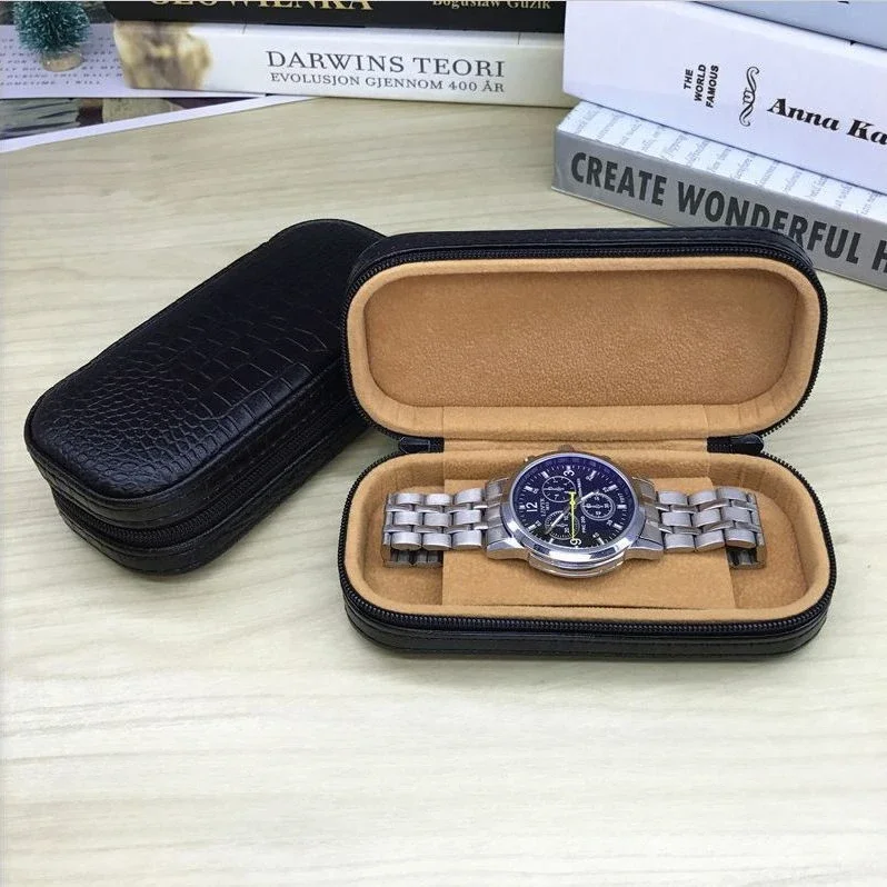 

Fashion 90s Vintage Business Trip Watches Boxes Protable High End Watch Accessories Travel Organizer Storage Case Gift Box Y2k