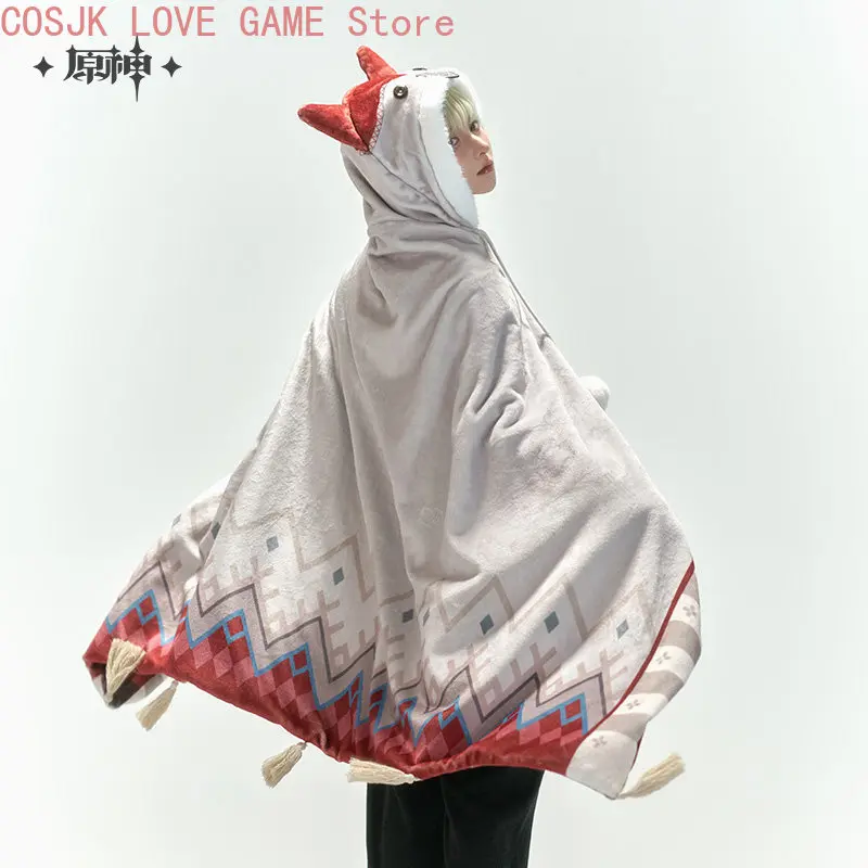 MiHoYo Genuine Official Genshin Impact Alyosha Impression Series Shawl Cape Blanket Gloves Winter Christmas Gift