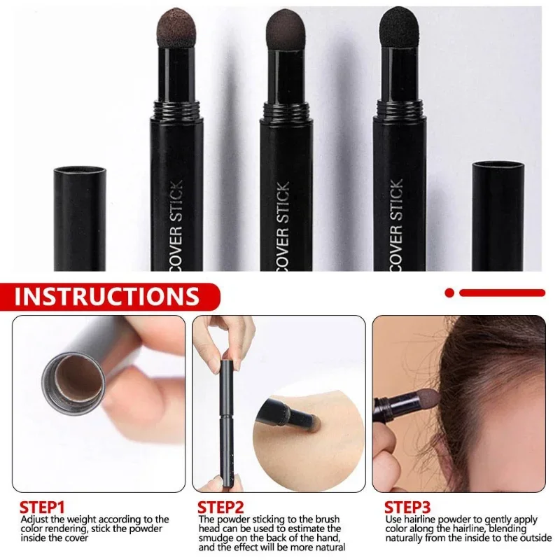 Haarlijn Contouring Stick Instant Natuurlijk Haarlijn Poeder Snel Bedekkend Haarwortel Concealer Dekking Verf Reparatie Vullen In Haar