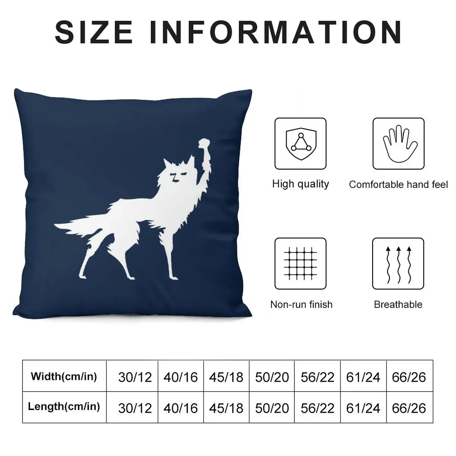 Fantastic Mr Fox - Wolf Throw Pillow Throw Pillow Christmas Pillow Covers Sofa Cover