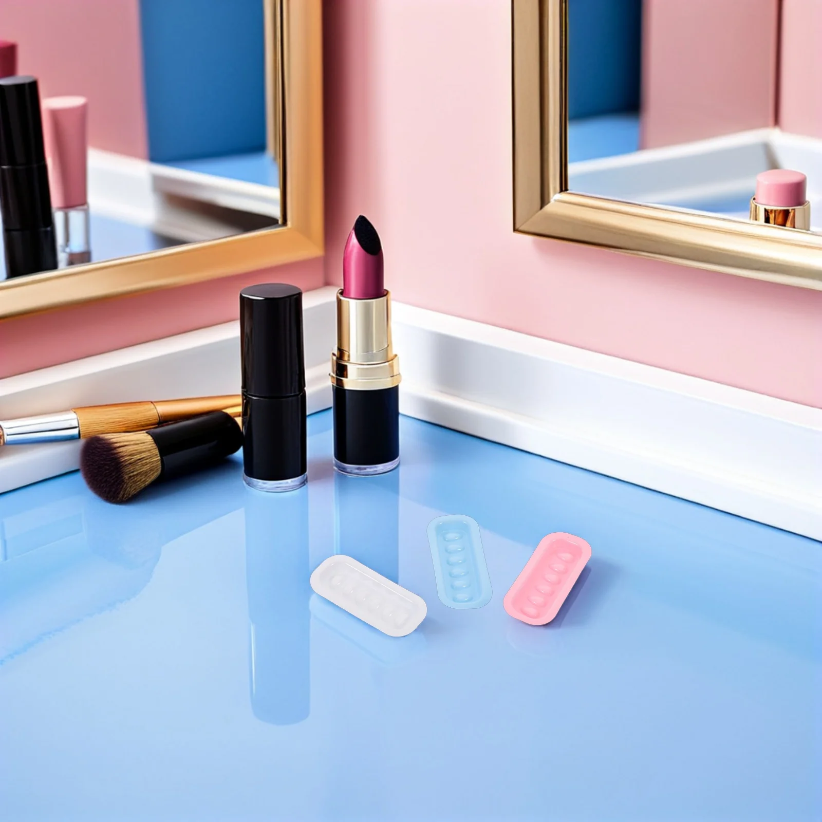 منظم لوحة غراء الرموش، أداة مكياج محمولة عالية السعة للفنانين المحترفين والمبتدئين، متينة تدوم طويلاً #1