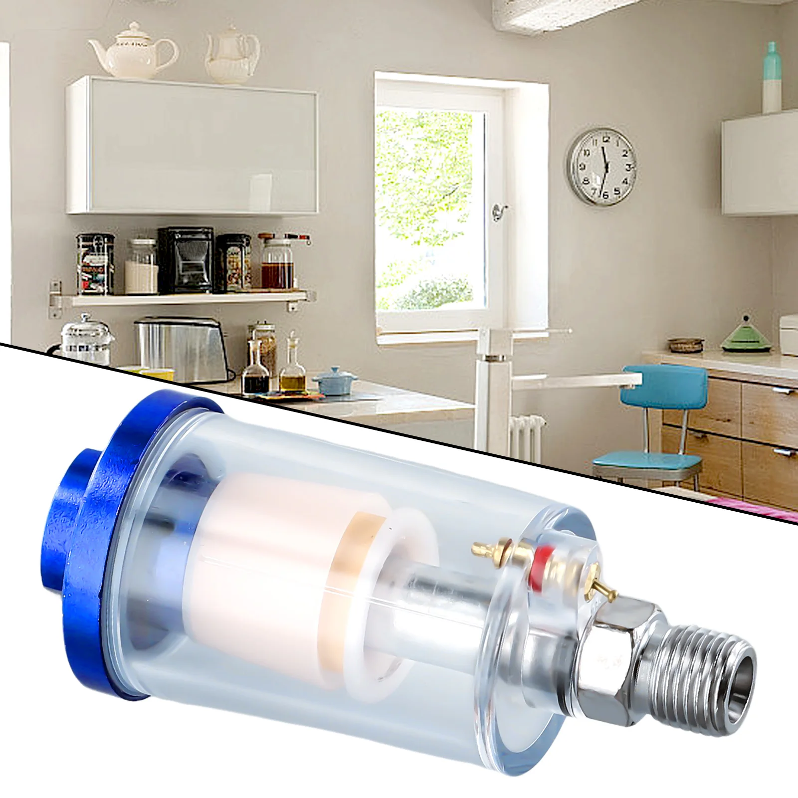 Air Tools Filter Water Oil Separator Filter Bowl For Compressor High Pressure Paint Pneumatic Parts 1/4\\\\\\\